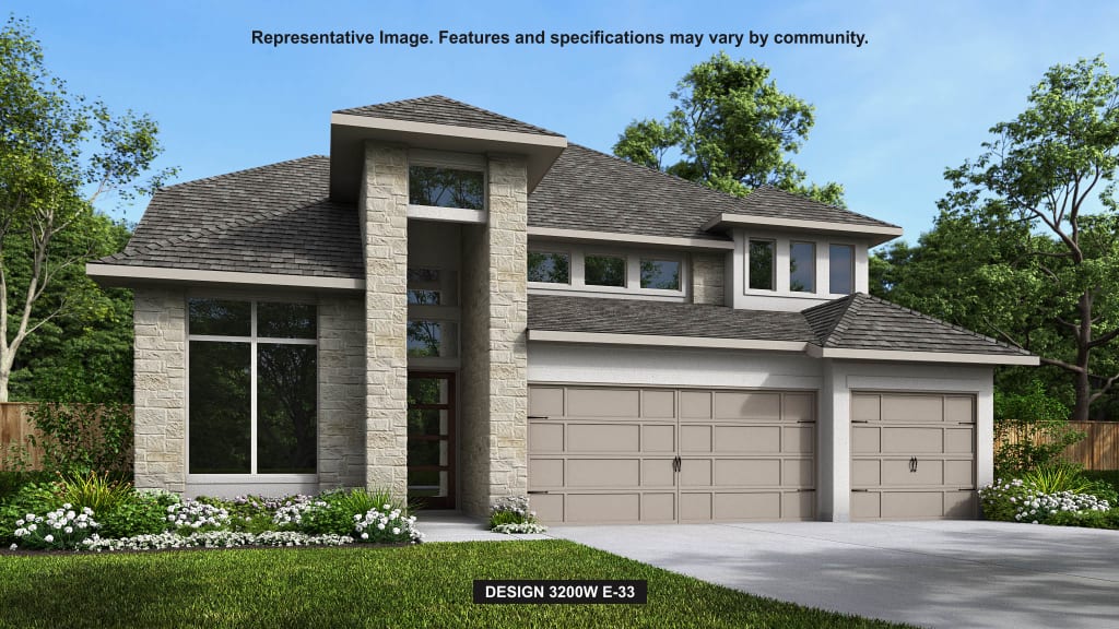 3200W House Plan in Meadows Of Mill Creek 60, San Antonio, Texas